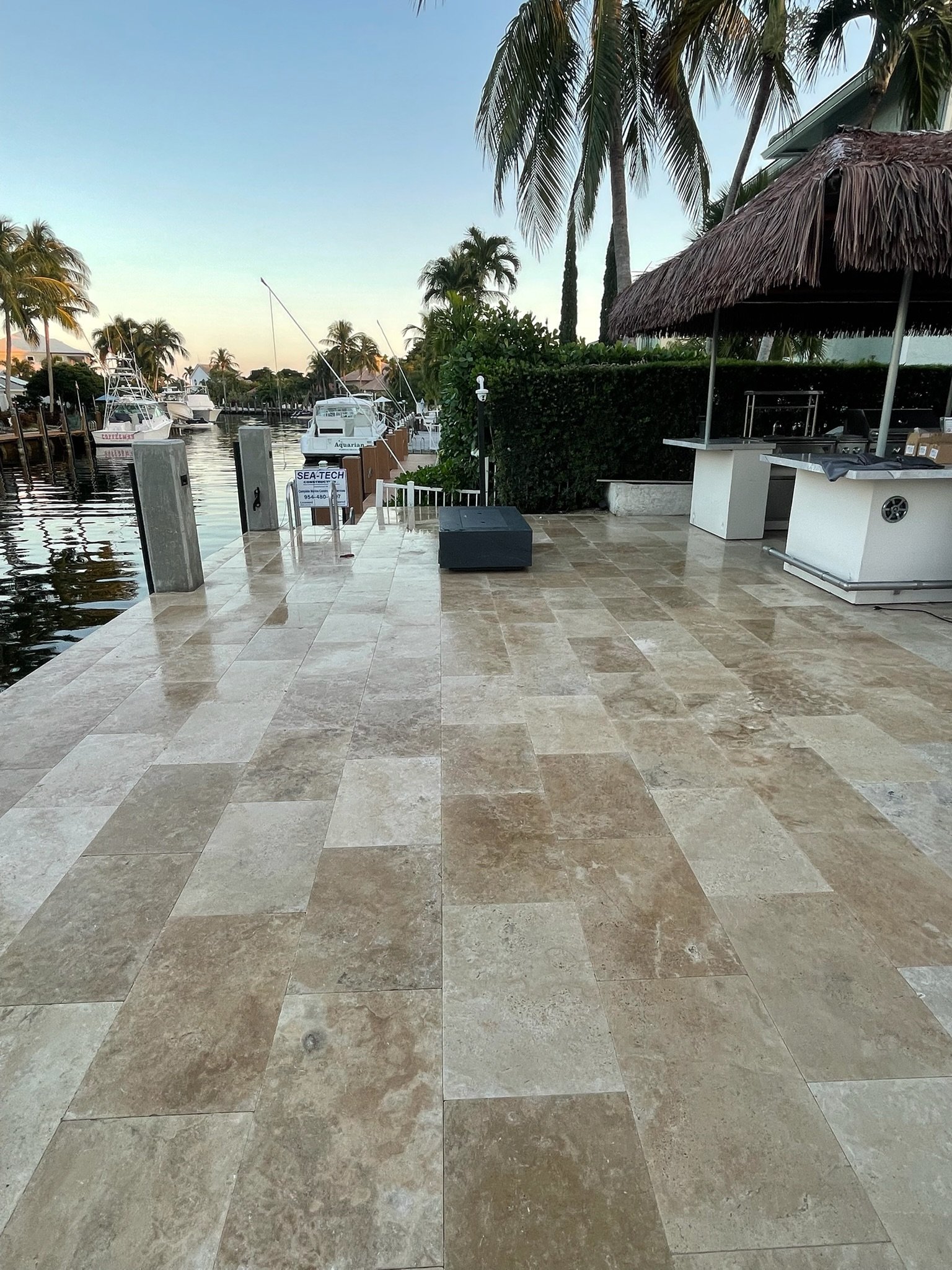 Concrete paver installation driveway South Florida