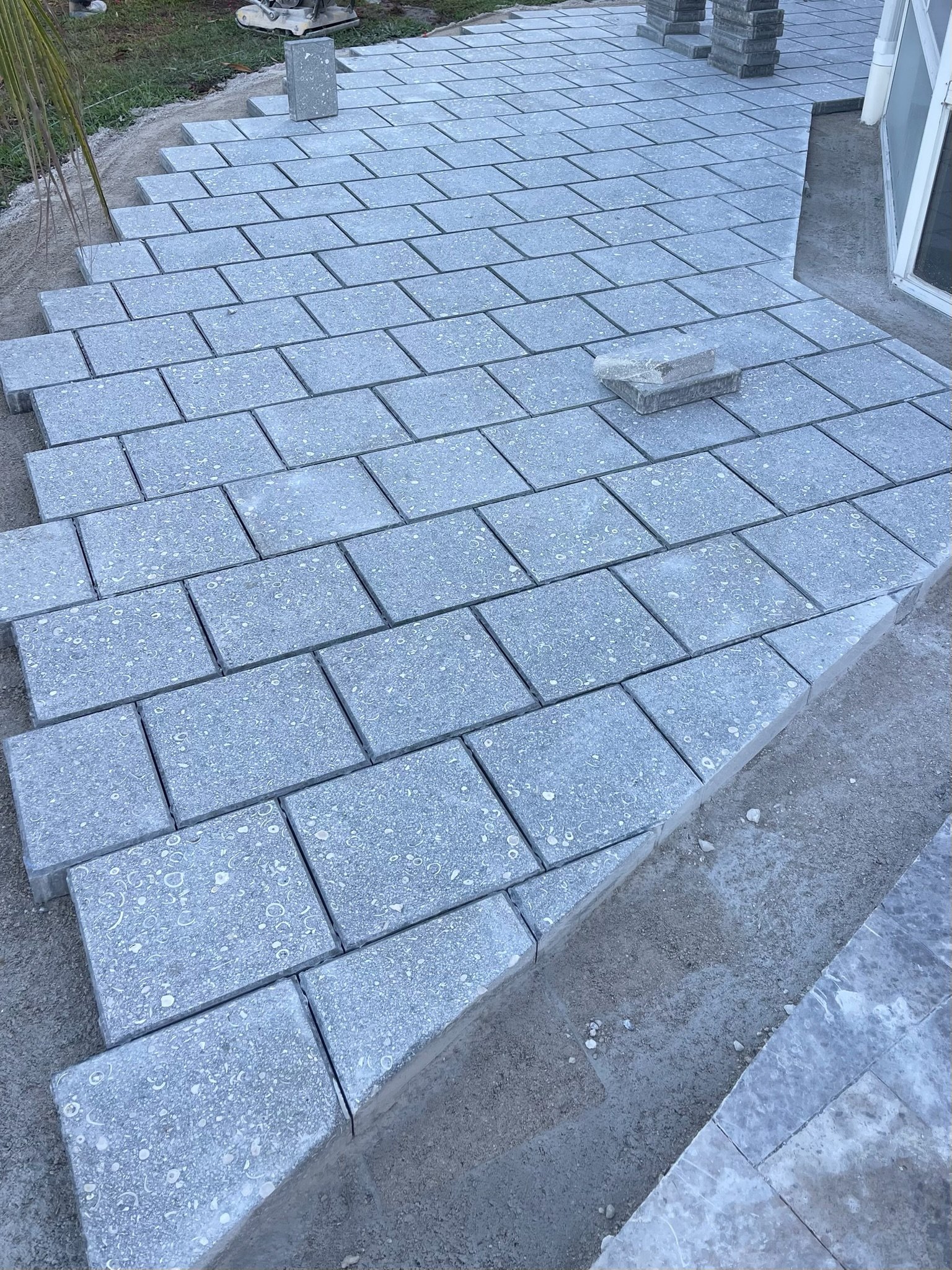 Paver installation South Florida residential driveway